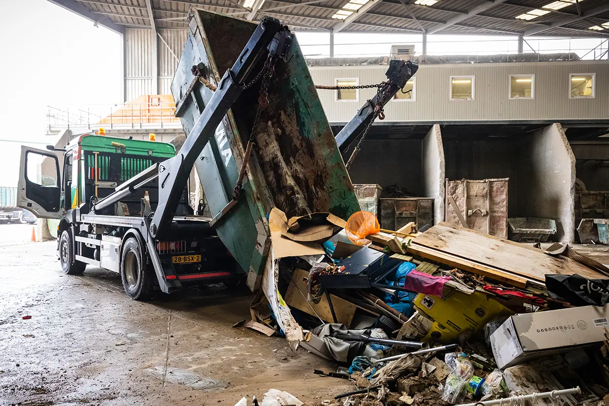 Work area Afzetbak / Afvalmaatjes Work area Afzetbak / Afvalmaatjes