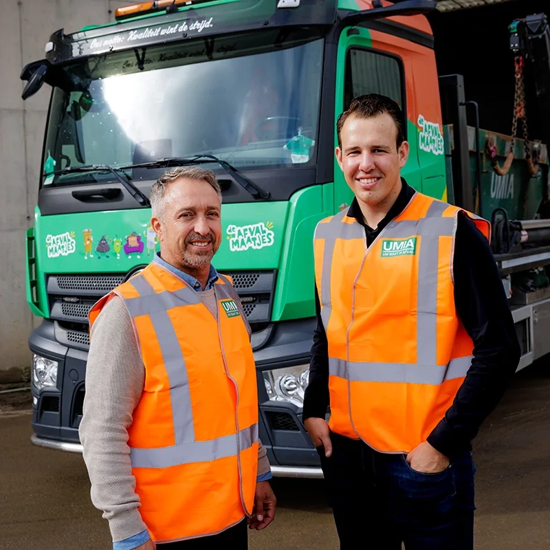 Employees from Afzetbak and De Afvalmaatjes