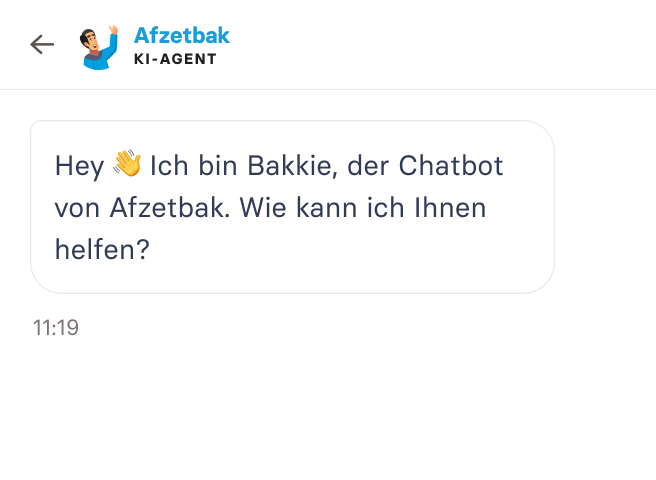 KI-Agent Afzetbak / Afvalmaatjes KI-Agent Afzetbak / Afvalmaatjes