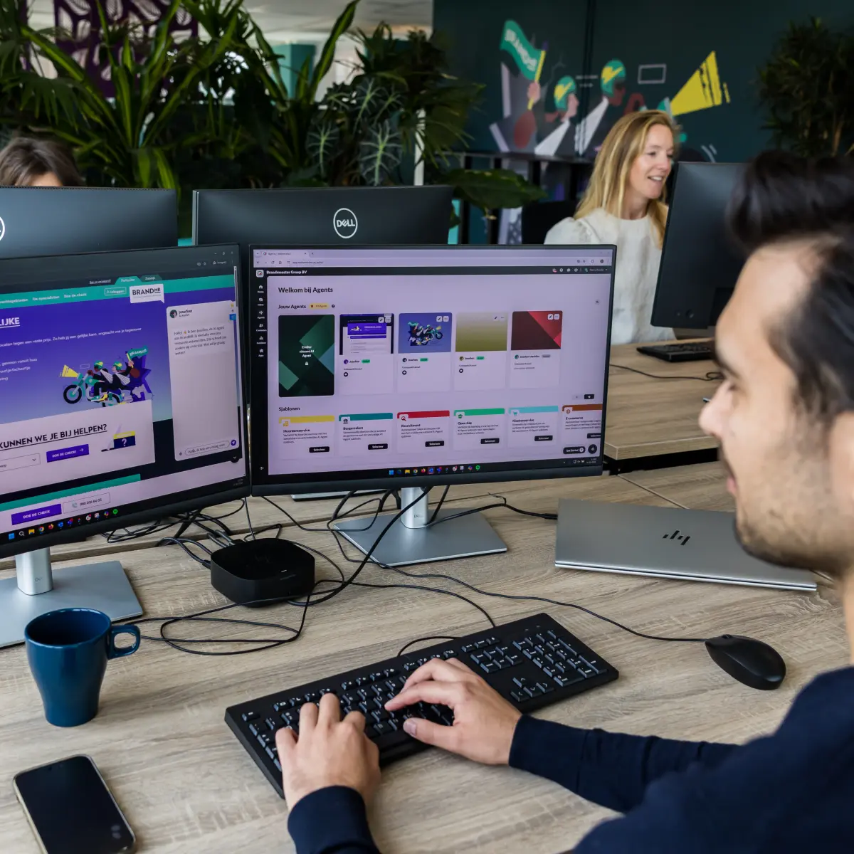 Employees at BrandMR