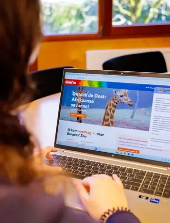 Website of Burgers' Zoo Website of Burgers' Zoo