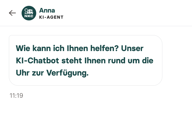 KI-Agentin NKC