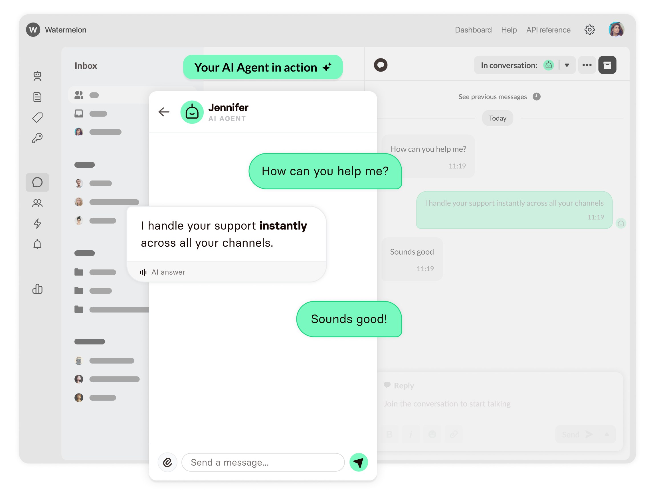 Illustration of the AI Agent Illustration of the AI Agent