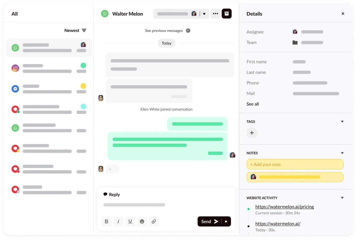 Watermelons' shared inbox Watermelons' shared inbox